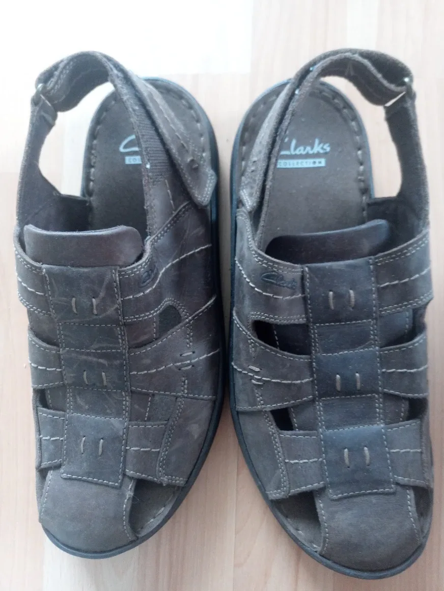 Clarks Collection Men's Leather Sandals new, thumbnail