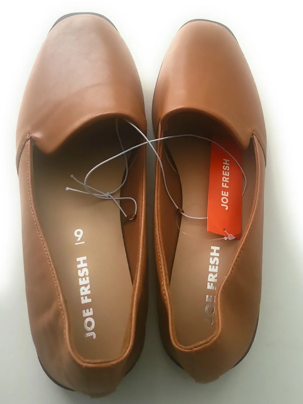 New Joe Fresh Tan Loafers - Size 9 image indicator(2)