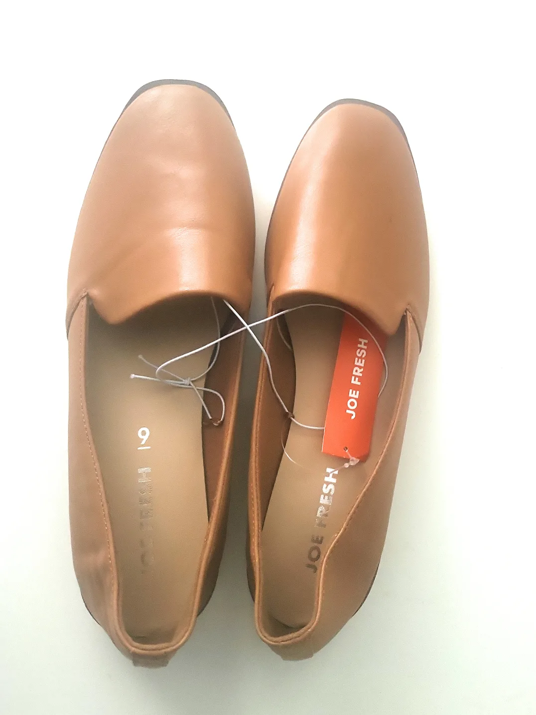 New Joe Fresh Tan Loafers - Size 9 image indicator(3)