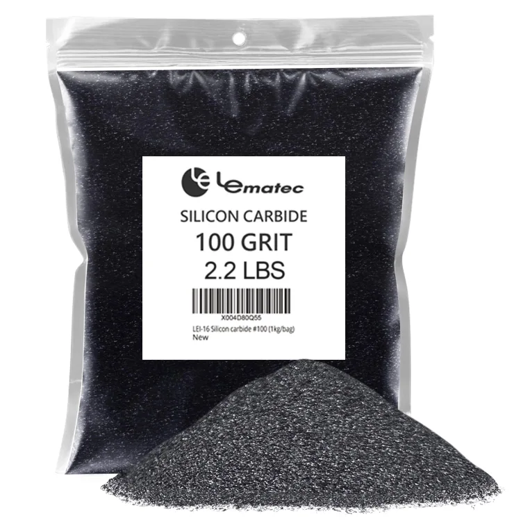 Le Lematec Silicon Carbide #100 Grit Sandblasting 2.2LBs 🧡 image indicator(2)