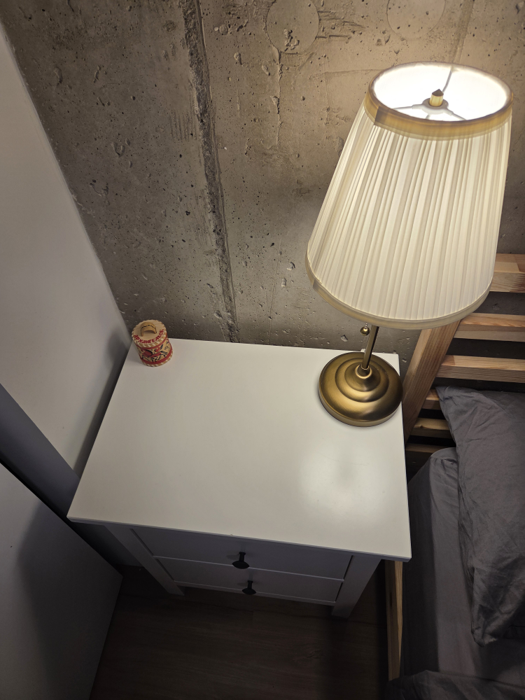 IKEA Hemnes White Nightstand - photo 2