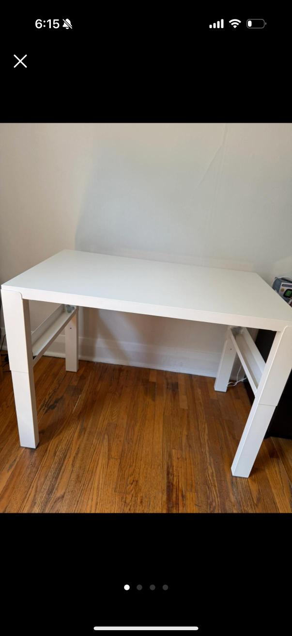 IKEA PÅHL White Desk (96x58 cm) - photo 2