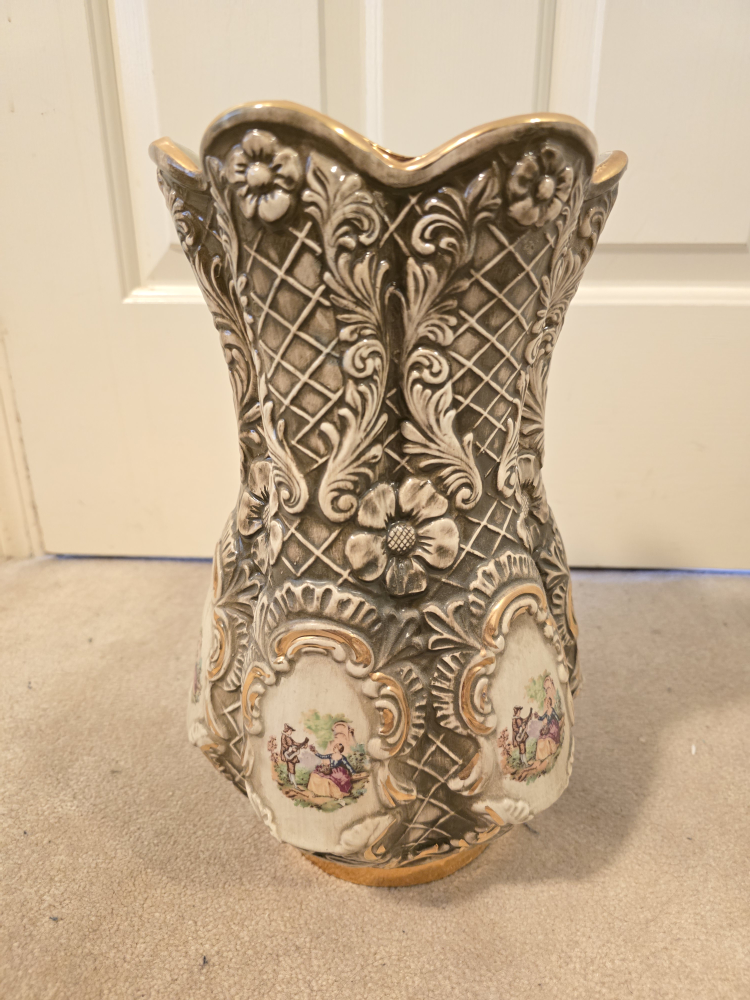Vintage Floral Vase