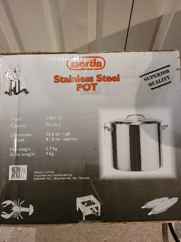 Martin Outdoor Cooker & 50L Stainless Steel Pot image indicator(5)