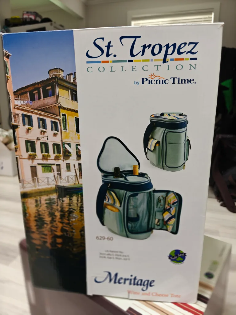 St. Tropez Meritage Wine and Cheese Tote - New thumbnail