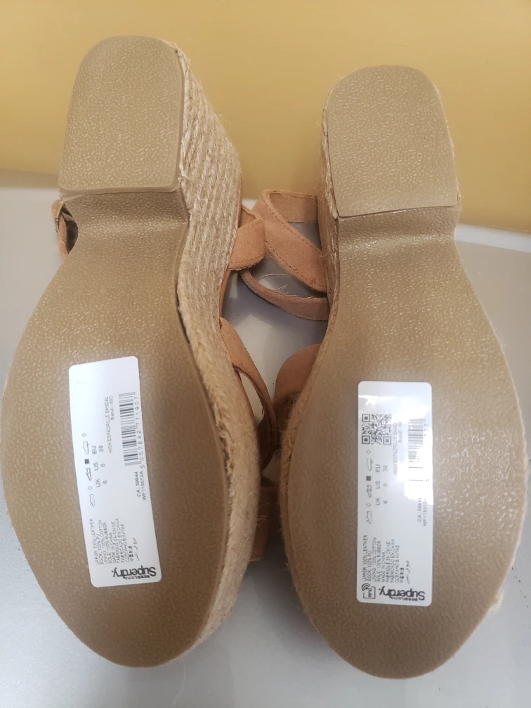 Superdry Espadrille Wedge Sandals - Size 8 - photo 4