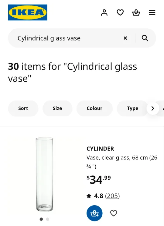 IKEA Cylinder Vase image indicator(6)