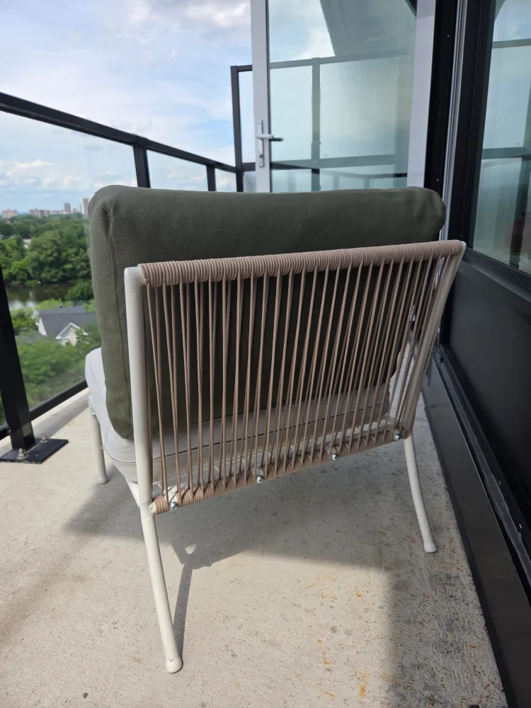 IKEA SEGERÖN Outdoor Chair - White/Beige/Frösön/Duvholmen image indicator(2)