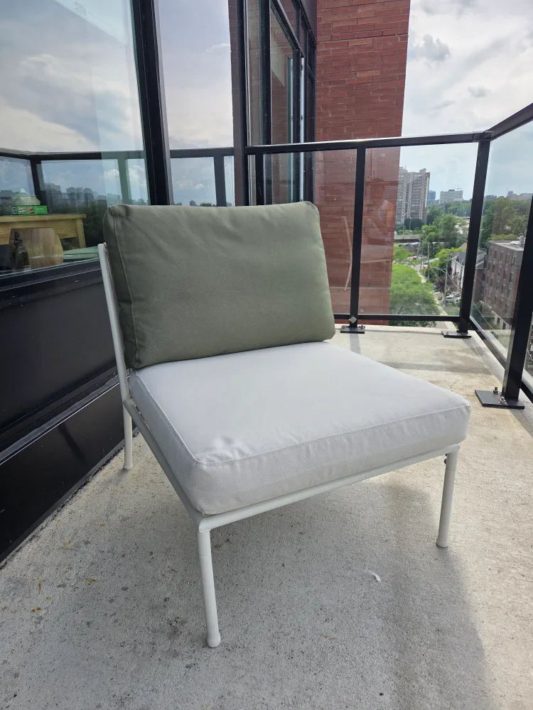 IKEA SEGERÖN Outdoor Chair - White/Beige/Frösön/Duvholmen image indicator(3)