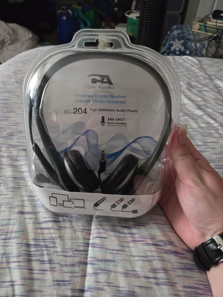 New Cyber Acoustics AC-204 Headset thumbnail
