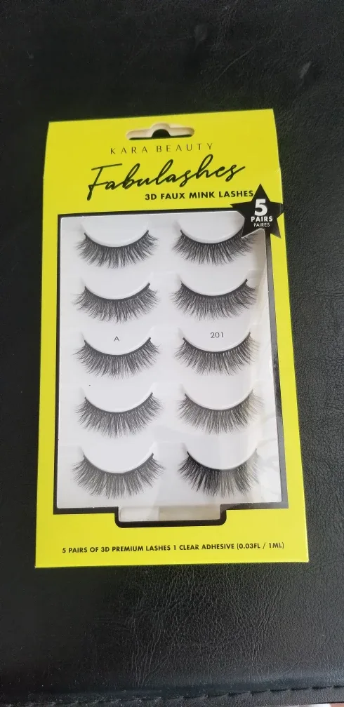 Kara Beauty Fabulashes 3D Faux Mink Lashes - 5 Pairs thumbnail