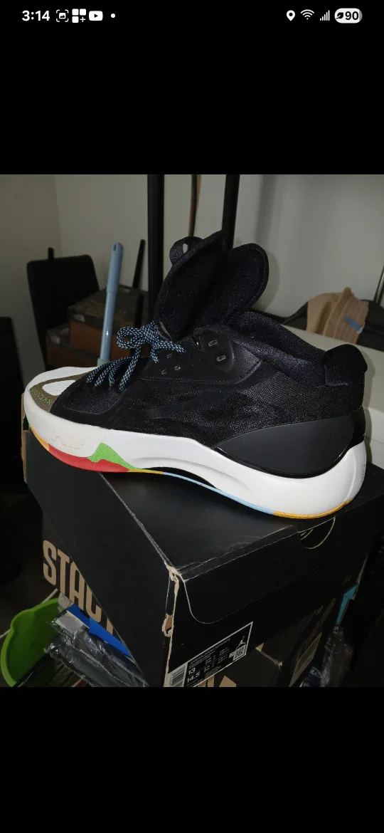 Jordan Zoom Separate PF Black/White Size 10.5 image indicator(2)