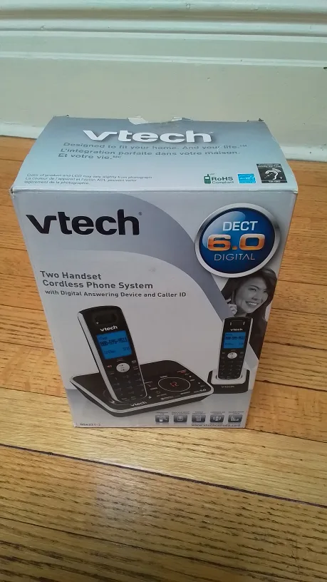VTech DS6221-2 Cordless Phone System - Two Handsets thumbnail