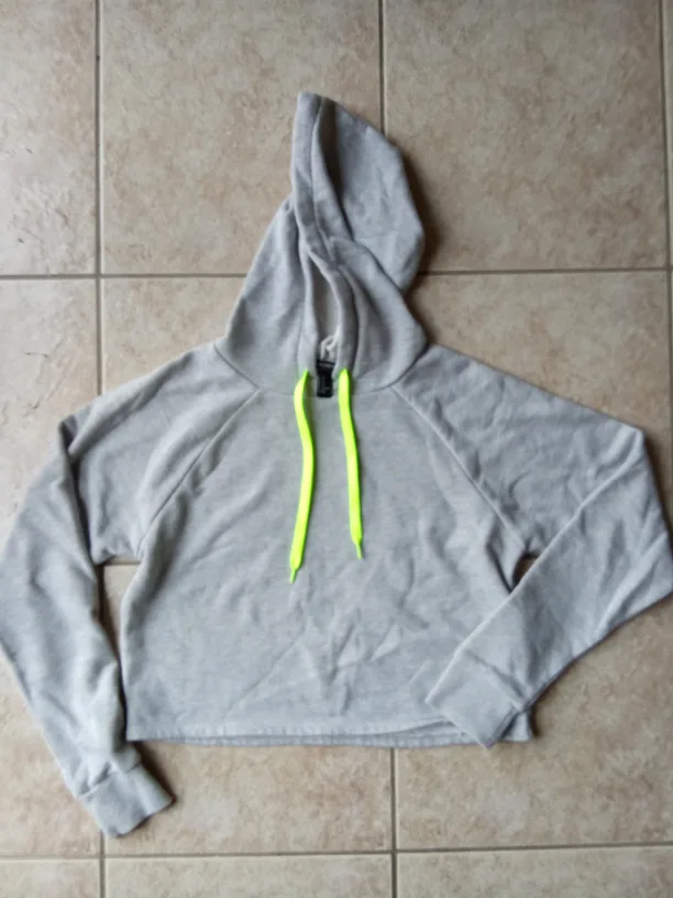 Forever 21 Grey Hoodie - Size Small thumbnail
