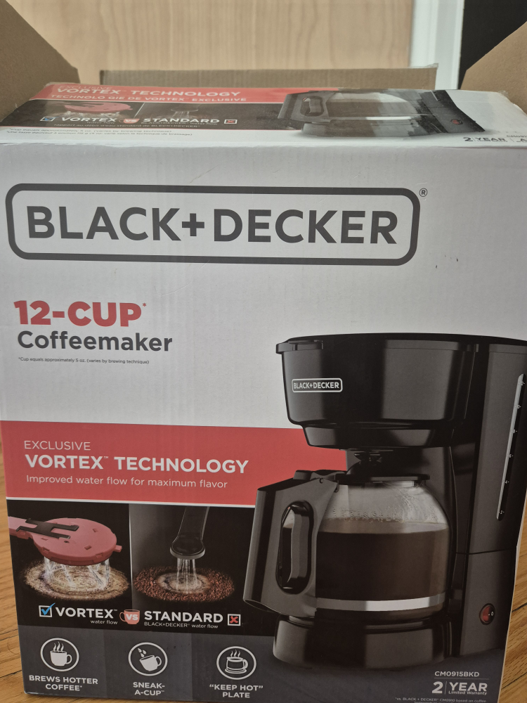 NEW BLACK+DECKER 12-Cup Coffeemaker - Black - photo 3
