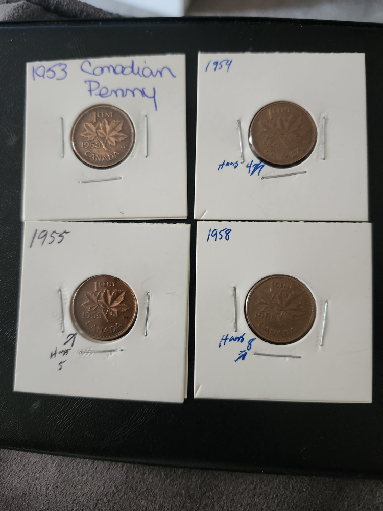 Vintage Canadian Penny Collection