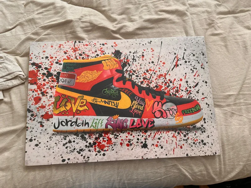 Jordan Sneaker Graffiti Art thumbnail
