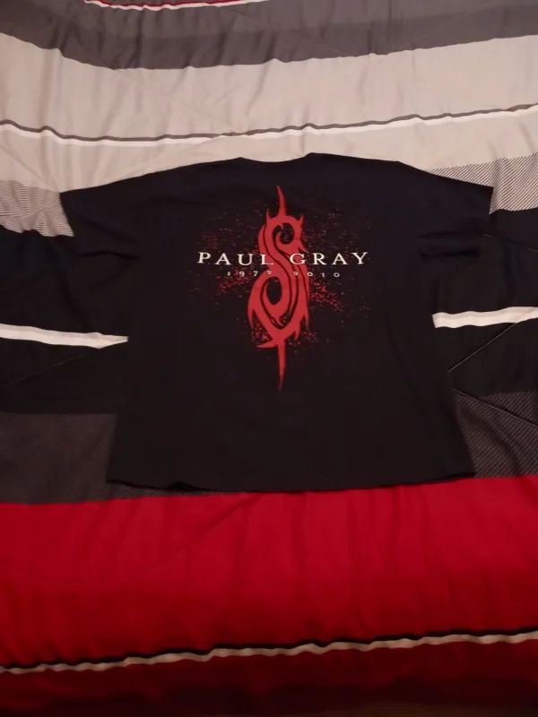 Men's MEDIUM Slipknot Paul Gray vintage tribute shirt image indicator(4)