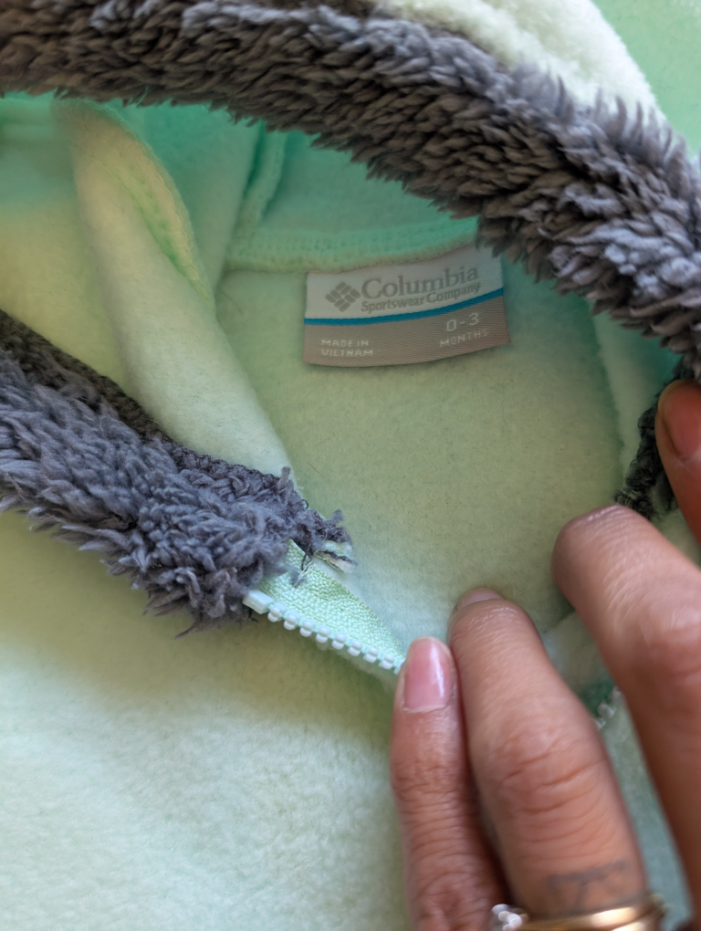 Columbia 0-3 Months Fleece Onesie