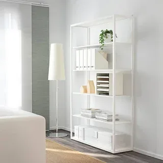 IKEA FJÄLKINGE White Shelving Unit thumbnail