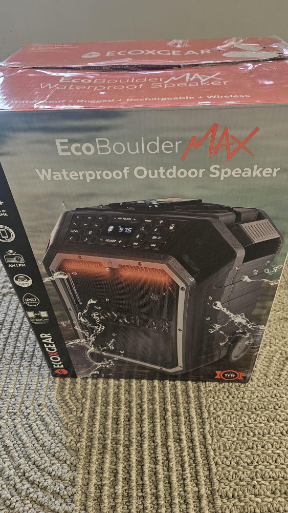 EcoBoulder Max Waterproof Outdoor Speaker