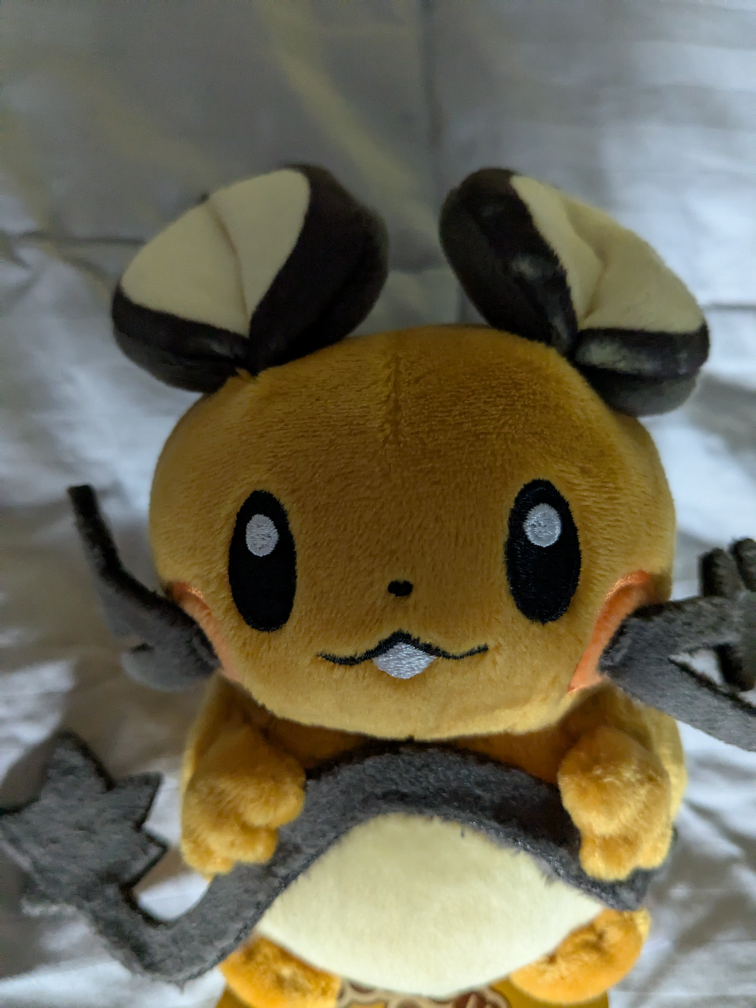 Pokémon Fit/Sitting Cutie Dedenne Plush - photo 3