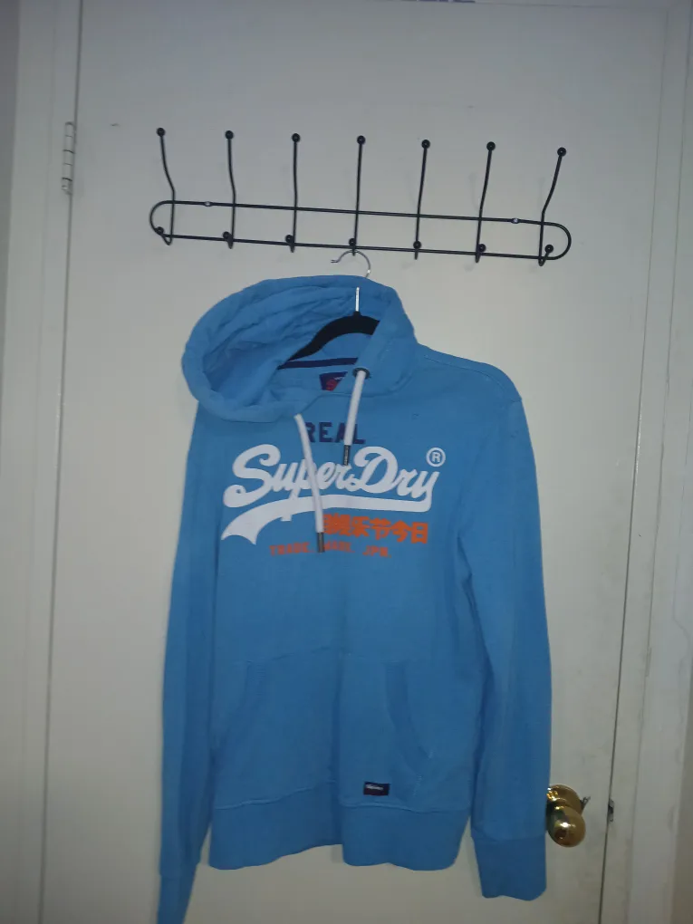 Superdry Blue Hoodie thumbnail
