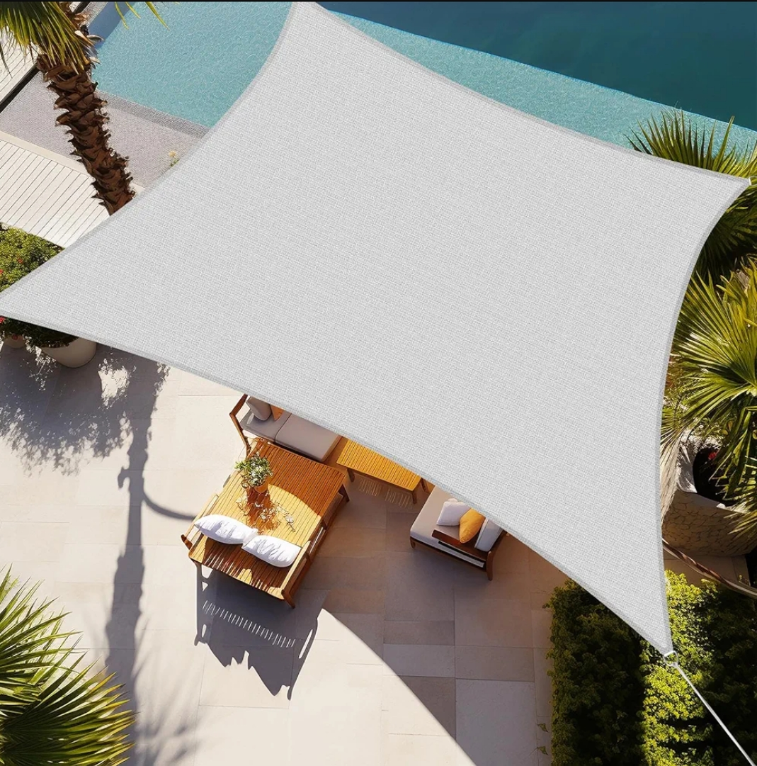 20x20 Shade Sail, Grey