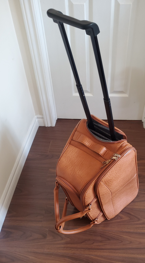 Rolling Suitcase Luggage - Brown - photo 4
