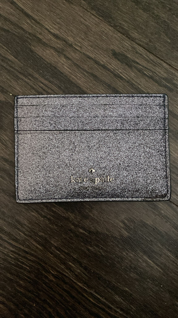 Kate Spade Glitter Card Holder
