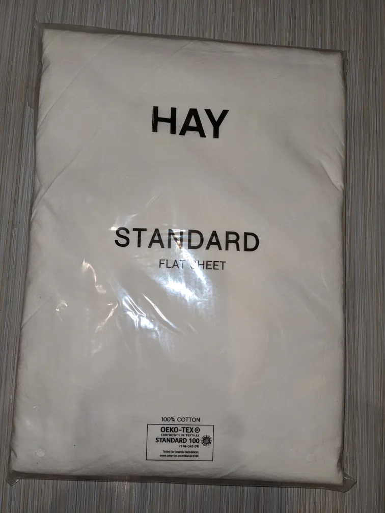 HAY standard Flat Sheet - Full/Queen, Ivory 🥕 #Thrifty Pick image indicator(4)