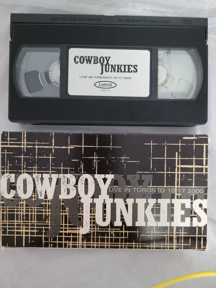 Cowboy Junkies Live in Toronto VHS Tape 🇨�🇦 thumbnail