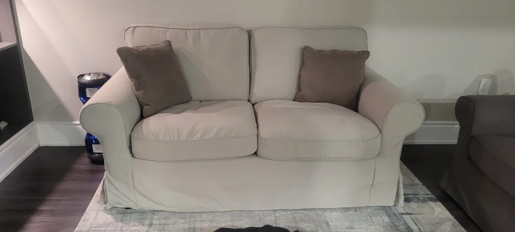 IKEA Ektorp Loveseat - Comfy & Stylish! thumbnail