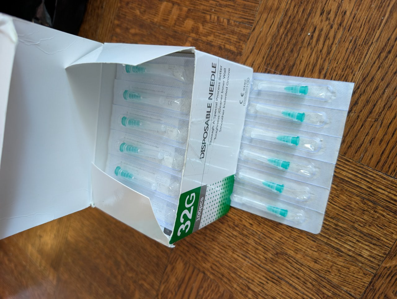 Disposable 32g needles pack of 100