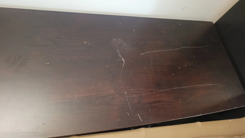 Thrifty priced Dark brown 6-drawer dresser image indicator(7)