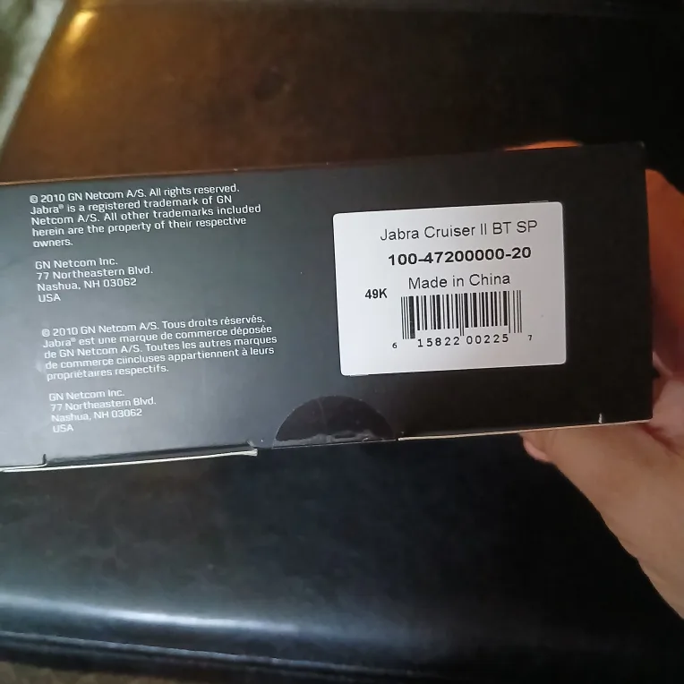 🍀🇨🇦Jabra Cruiser II BT SP In-Car Speakerphone - New image indicator(2)