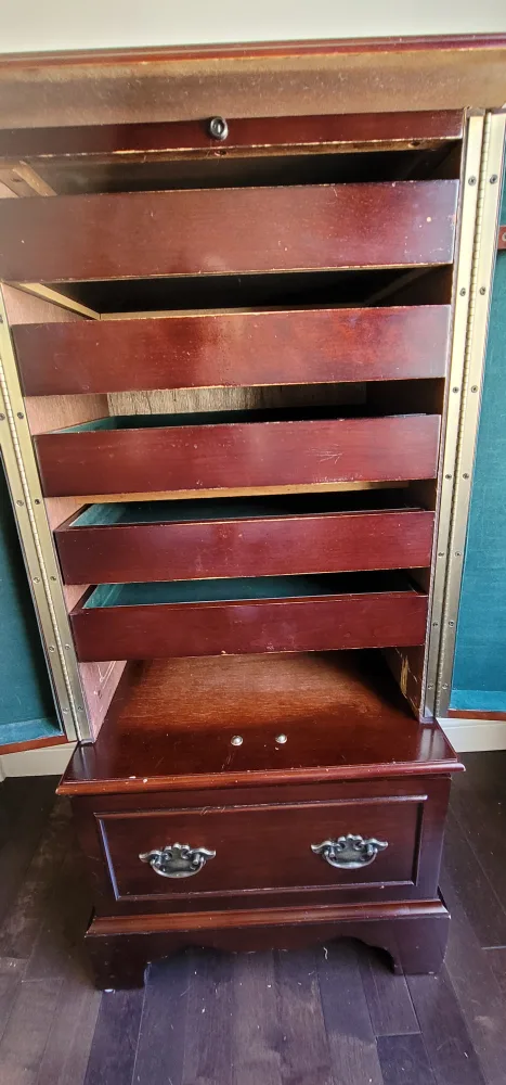 Jewelry Armoire - Brown Wood image indicator(2)