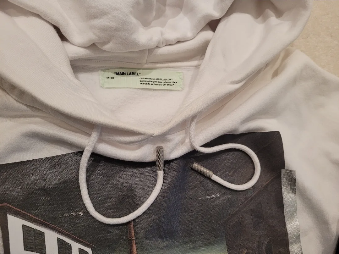 Off-White Diagonals Silver Chirico Hoodie small image indicator(5)