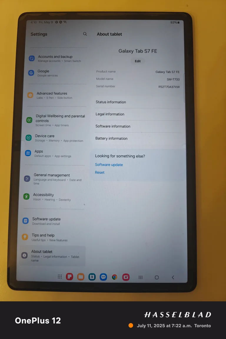 Like New  GALAXY TAB S7FE thumbnail