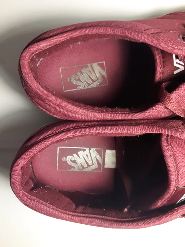 Vans Burgundy Sneakers | M:12 image indicator(4)