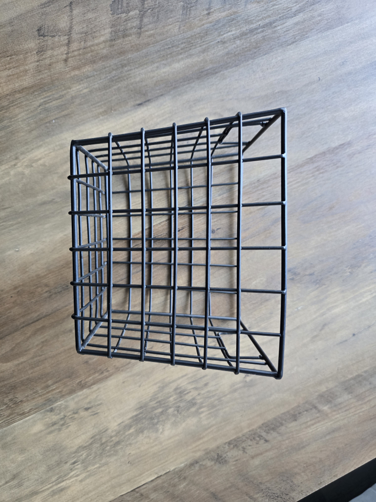 Black Wire Storage Basket - photo 2