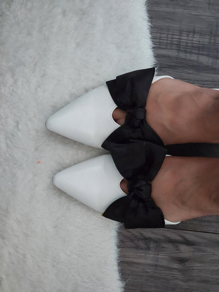 Cocorose London White Mules with Bow - photo 3