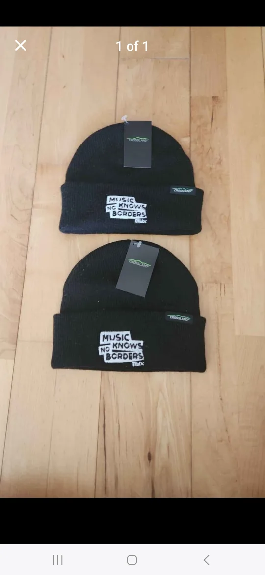 Black Music Beanies/ Toques (Brand New With Tags) thumbnail