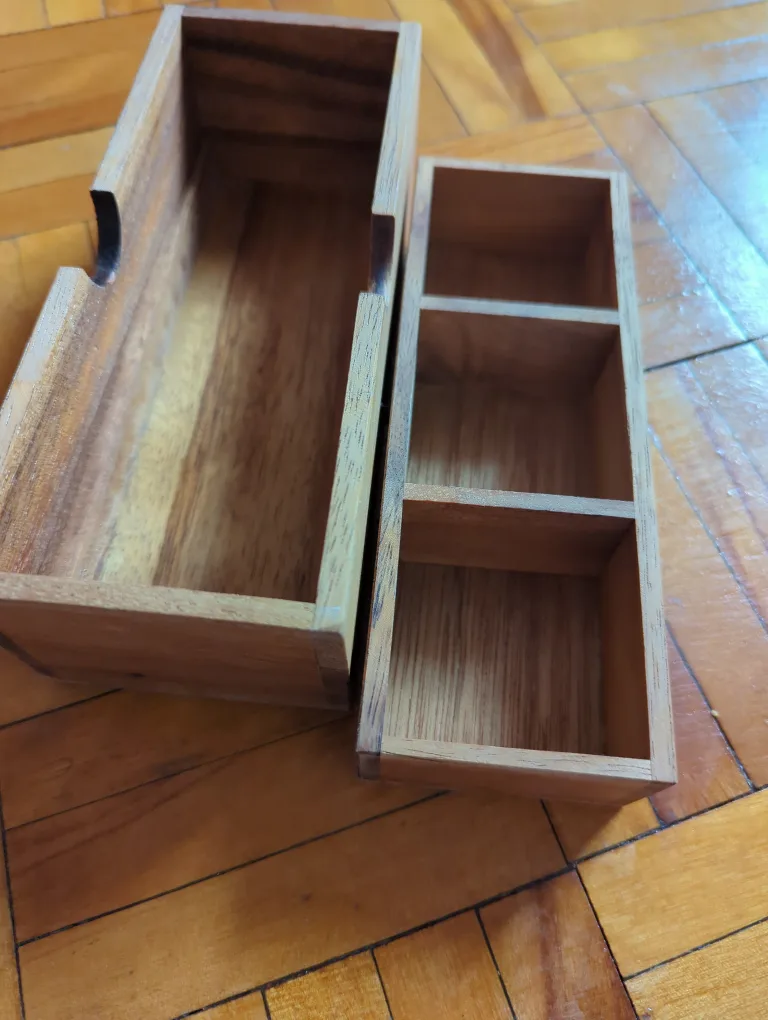 Wooden Box with Lid thumbnail