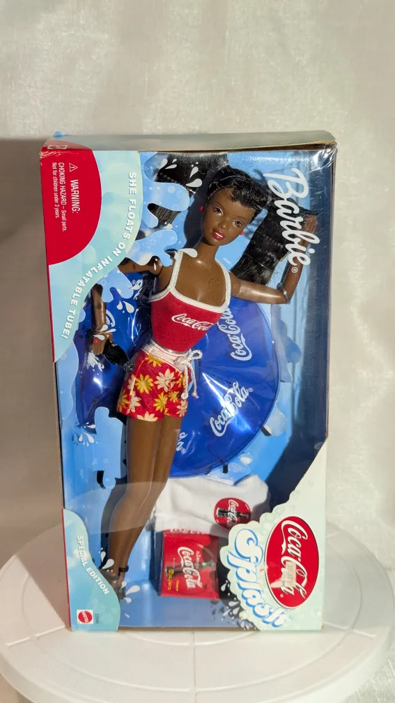 Coca-Cola Splash Barbie Let's Go Tubing Doll thumbnail