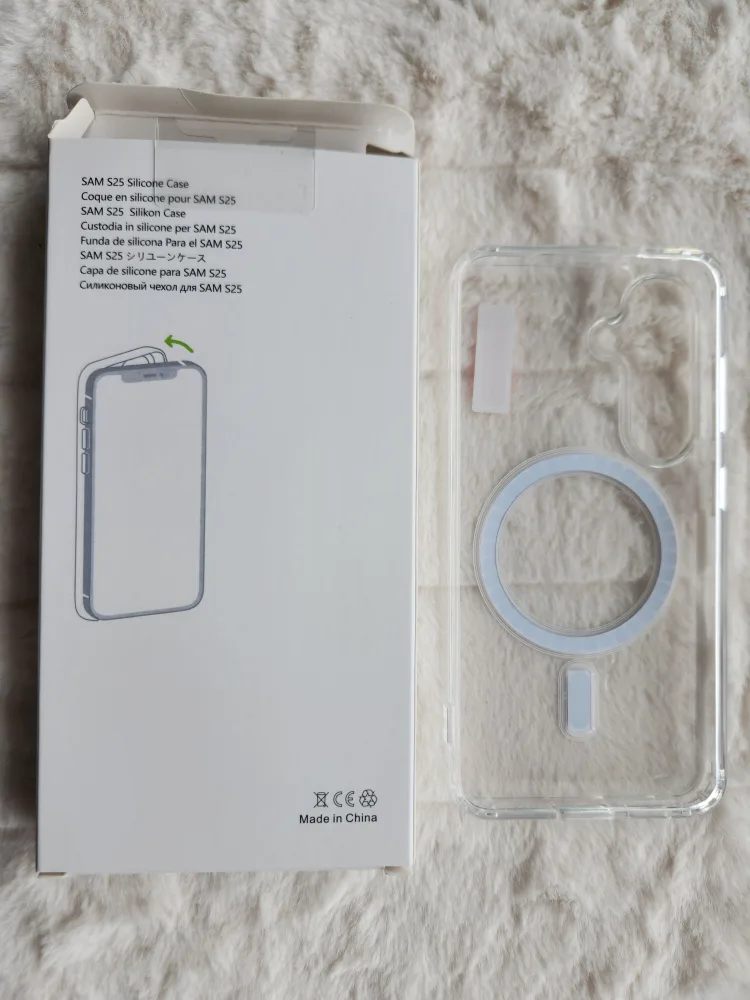 New Samsung S25 Clear Magnetic Case image indicator(3)