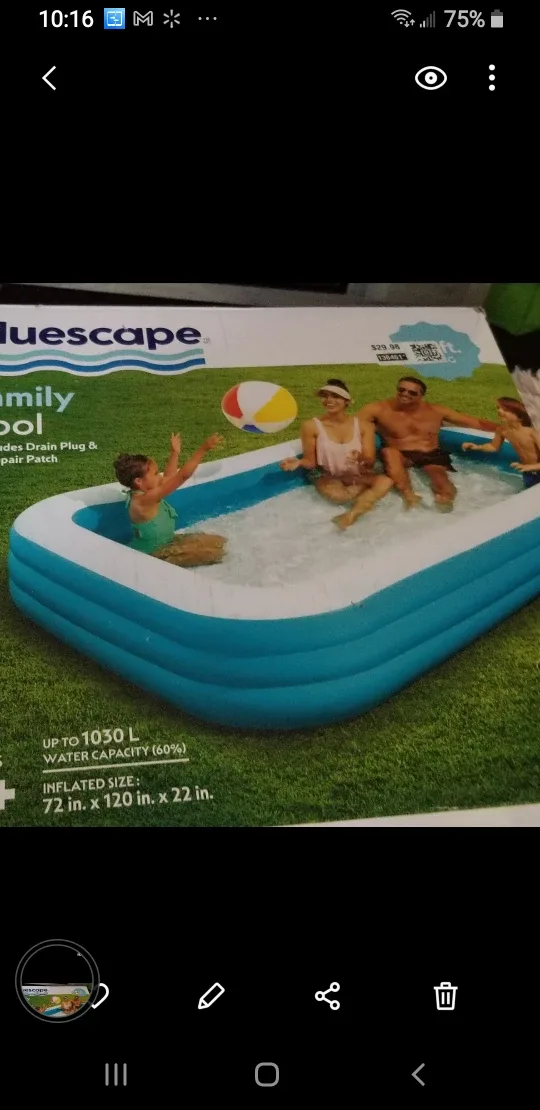 Bluescape Family Pool (72x120x22 in) image indicator(2)