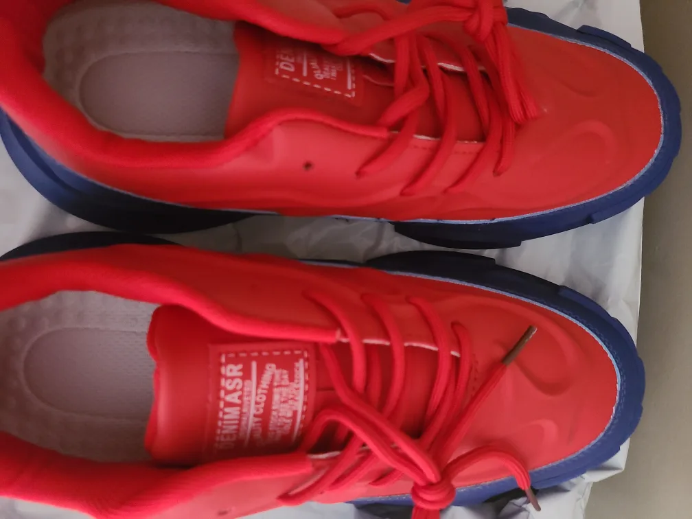 DENIM ASR Red Sneakers thumbnail