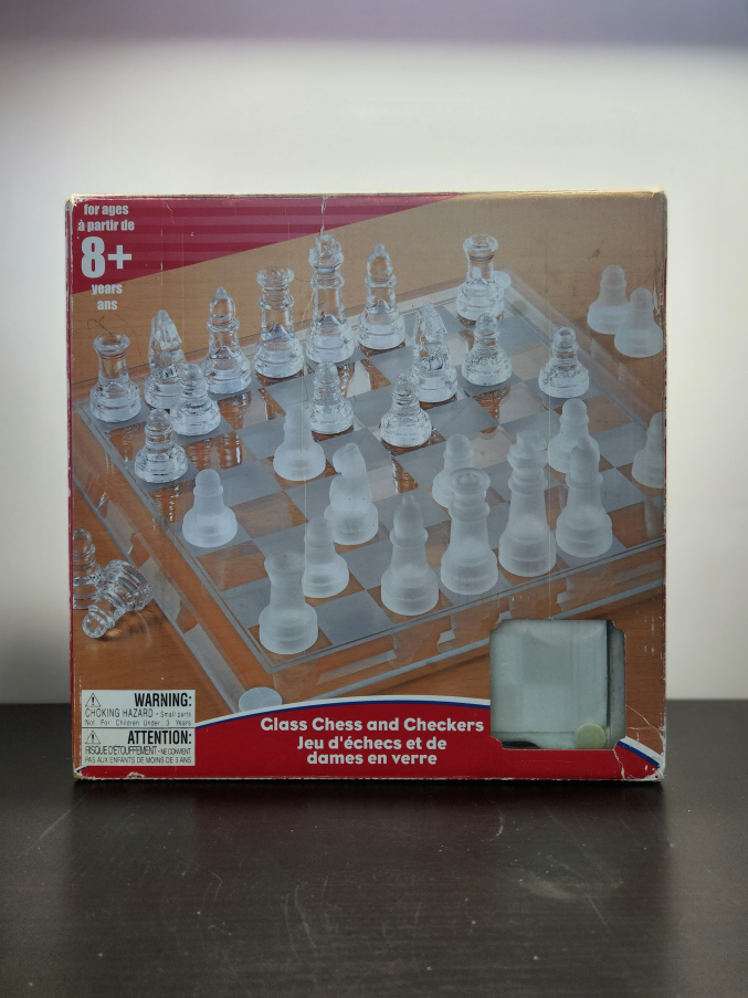 Glass Chess and Checkers Set - photo 4
