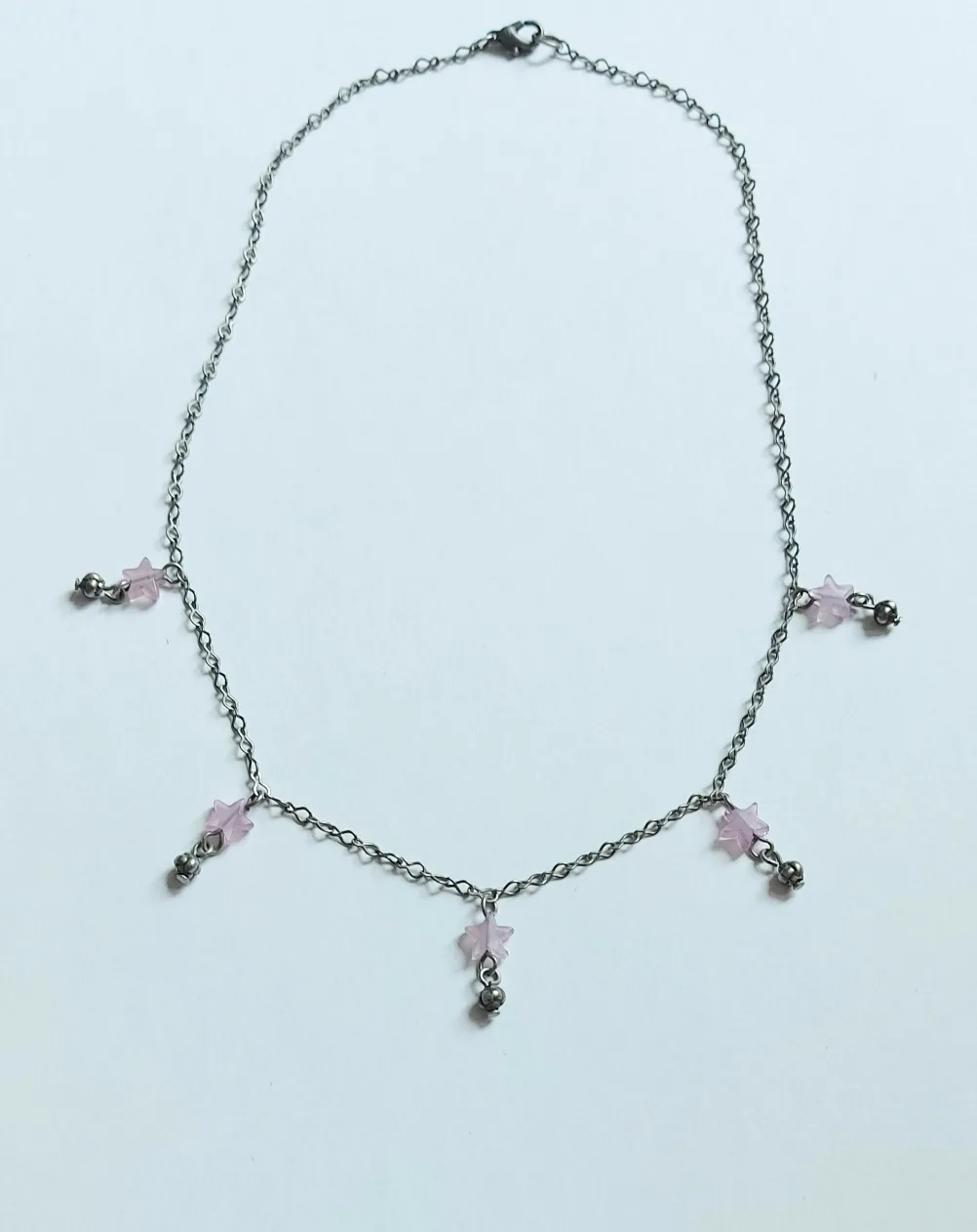 Pink Star Charm Necklace image indicator(2)